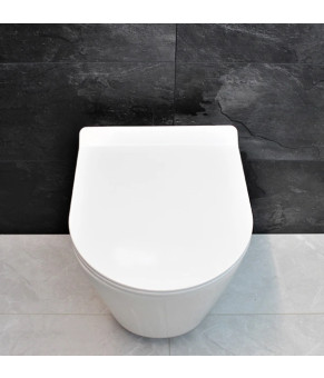 Инсталляция GROHE Rapid SL 38772001+ Унитаз подвесной DUSEL AREZ + Сидение Slim Soft-Close + Панель смыва Grohe Skate Cosmopolitan (928802)