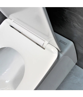 Инсталляция GROHE Rapid SL 38772001+ Унитаз подвесной DUSEL BYRON + Сидение Slim Soft-Close + Панель смыва Grohe Skate Cosmopolitan (928803)