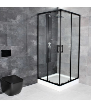 Инсталляция  GROHE Rapid SL 38772001+ Подвесной унитаз DUSEL CUBIS BLACK Matt+ Сидение Slim Soft-Close + Панель смыва Grohe Skate Cosmopolitan (928804)