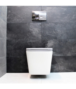 Инсталляция GROHE Rapid SL 38772001+ Унитаз подвесной DUSEL IVIA+ Сидение Slim Soft-Close + Панель смыва Grohe Skate Cosmopolitan (928806)