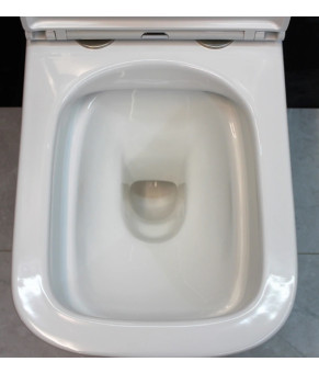 Инсталляция GROHE Rapid SL 38772001+ Унитаз подвесной DUSEL IVIA+ Сидение Slim Soft-Close + Панель смыва Grohe Skate Cosmopolitan (928806)