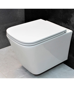 Инсталляция GROHE Rapid SL 38772001+ Унитаз подвесной DUSEL IVIA+ Сидение Slim Soft-Close + Панель смыва Grohe Skate Cosmopolitan (928806)