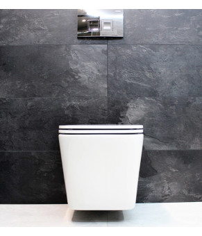 Инсталляция GROHE Rapid SL 38772001+ Унитаз подвесной DUSEL IVIA+ Сидение Slim Soft-Close + Панель смыва Grohe Skate Cosmopolitan (928806)