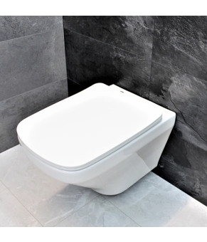 Инсталляция  GROHE Rapid SL 38772001+ Унитаз подвесной DUSEL LEXI DWHT10201330+ Сидение Slim Soft-Close + Панель смыва Grohe Skate Cosmopolitan (928808)