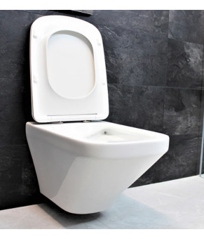 Инсталляция  GROHE Rapid SL 38772001+ Унитаз подвесной DUSEL LEXI DWHT10201330+ Сидение Slim Soft-Close + Панель смыва Grohe Skate Cosmopolitan (928808)