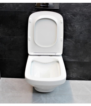 Инсталляция  GROHE Rapid SL 38772001+ Унитаз подвесной DUSEL LEXI DWHT10201330+ Сидение Slim Soft-Close + Панель смыва Grohe Skate Cosmopolitan (928808)
