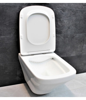 Инсталляция  GROHE Rapid SL 38772001+ Унитаз подвесной DUSEL LEXI DWHT10201330+ Сидение Slim Soft-Close + Панель смыва Grohe Skate Cosmopolitan (928808)