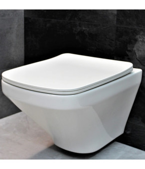 Инсталляция  GROHE Rapid SL 38772001+ Унитаз подвесной DUSEL LEXI DWHT10201330+ Сидение Slim Soft-Close + Панель смыва Grohe Skate Cosmopolitan (928808)