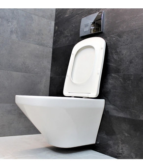 Инсталляция  GROHE Rapid SL 38772001+ Унитаз подвесной DUSEL LEXI DWHT10201330+ Сидение Slim Soft-Close + Панель смыва Grohe Skate Cosmopolitan (928808)