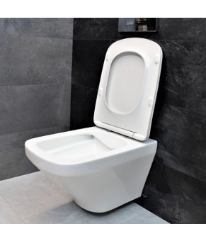 Инсталляция  GROHE Rapid SL 38772001+ Унитаз подвесной DUSEL LEXI DWHT10201330+ Сидение Slim Soft-Close + Панель смыва Grohe Skate Cosmopolitan (928808)