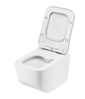 Инсталляция GROHE Rapid SL 38772001+ Унитаз подвесной DUSEL LUNAR+ Сидение Slim Soft-Close + Панель смыва Grohe Skate Cosmopolitan (928809)