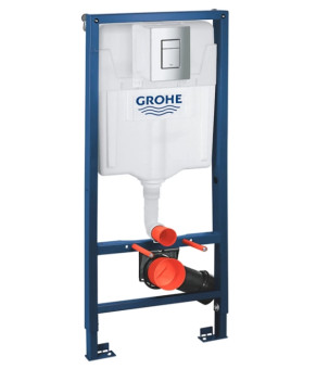 Инсталляция GROHE Rapid SL 38772001+ Унитаз подвесной DUSEL LUNAR+ Сидение Slim Soft-Close + Панель смыва Grohe Skate Cosmopolitan (928809)