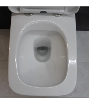 Инсталляция GROHE Rapid SL 38772001+ Унитаз подвесной DUSEL LUNAR+ Сидение Slim Soft-Close + Панель смыва Grohe Skate Cosmopolitan (928809)