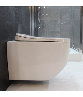 Инсталляция GROHE Rapid SL 38772001+ Унитаз подвесной DUSEL LUNAR+ Сидение Slim Soft-Close + Панель смыва Grohe Skate Cosmopolitan (928809)