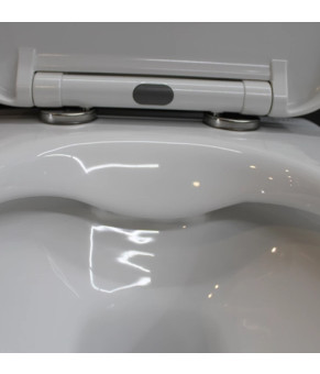 Инсталляция GROHE Rapid SL 38772001+ Унитаз подвесной DUSEL LUNAR+ Сидение Slim Soft-Close + Панель смыва Grohe Skate Cosmopolitan (928809)