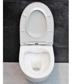 Инсталляция GROHE Rapid SL 38772001+ Унитаз подвесной DUSEL SENTIA+ Сидение Slim Soft-Close + Панель смыва Grohe Skate Cosmopolitan (928810)