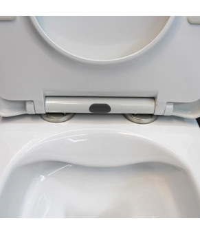 Инсталляция GROHE Rapid SL 38772001+ Унитаз подвесной DUSEL SENTIA+ Сидение Slim Soft-Close + Панель смыва Grohe Skate Cosmopolitan (928810)