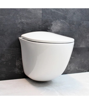 Инсталляция GROHE Rapid SL 38772001+ Унитаз подвесной DUSEL SENTIA+ Сидение Slim Soft-Close + Панель смыва Grohe Skate Cosmopolitan (928810)