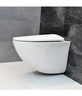 Инсталляция GROHE Rapid SL 38772001+ Унитаз подвесной DUSEL SENTIA+ Сидение Slim Soft-Close + Панель смыва Grohe Skate Cosmopolitan (928810)