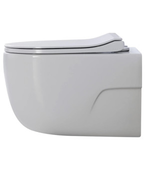 Инсталляция GROHE Rapid SL 38772001+ Унитаз подвесной DUSEL VORTEX + Сидение Slim Soft-Close + Панель смыва Grohe Skate Cosmopolitan (928812)