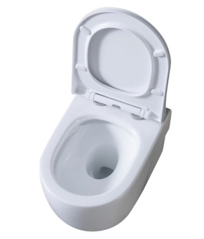 Инсталляция GROHE Rapid SL 38772001+ Унитаз подвесной DUSEL VORTEX + Сидение Slim Soft-Close + Панель смыва Grohe Skate Cosmopolitan (928812)
