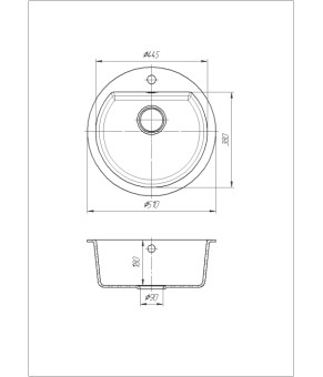 Кухонна мийка Romzha Kolo Teracota (701)
