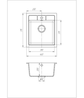 Кухонная мойка Romzha Adiere Maro (801) RO43530