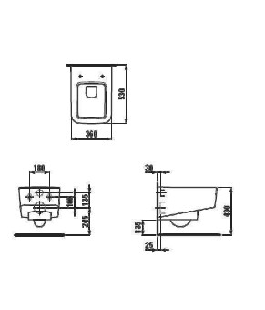 Биде Laufen PRO S H8309610003021