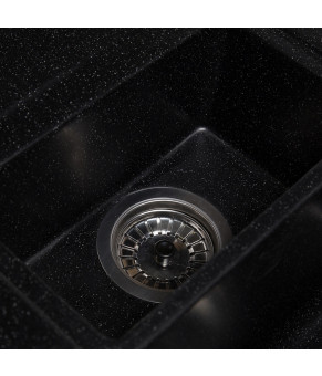 Кухонная мойка Romzha Jorum 78D Antracit (901) двойная гранитная
