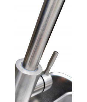 Кухонный смеситель Romzha Marian J Сталь направленного шлифования (RO43441)