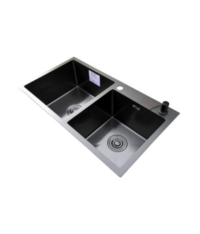 Кухонна мийка Romzha Arta U-730D BL