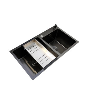 Кухонна мийка Romzha Arta U-730D BL