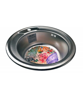 Круглая кухонная мойка Romzha Sorin Satin Ø 49 см (RO47127)