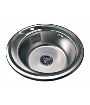 Круглая кухонная мойка Romzha Sorin Satin Ø 49 см (RO47127)