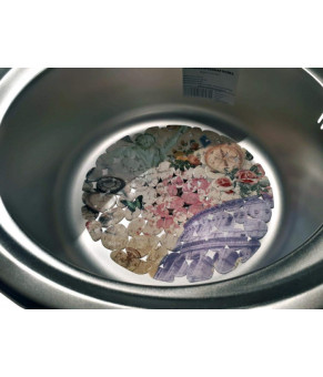 Круглая кухонная мойка Romzha Sorin Satin Ø 49 см (RO47127)