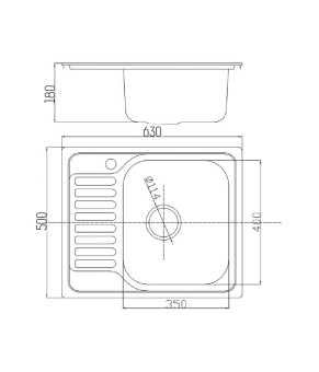 Кухонна мийка Romzha Donka Textura