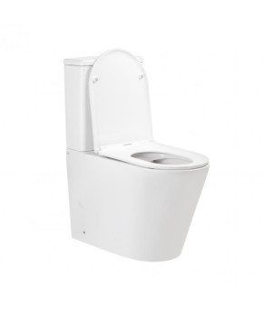 Унітаз-компакт Qtap Scorpio безободковий Ultra Quiet з сидінням Soft-close QT14222125AUQW