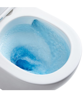 Унітаз підвісний Qtap Jay безободковий Ultra Quiet з сидінням Soft-close QT07335177W