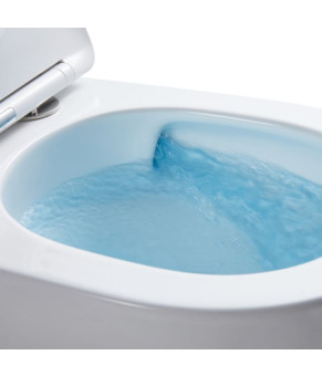 Унітаз підвісний Qtap Jay безободковий Ultra Quiet з сидінням Soft-close QT07335177W