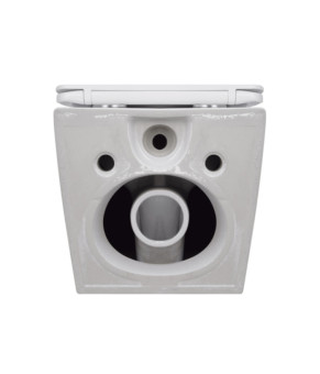 Унітаз підвісний Qtap Jay безободковий Ultra Quiet з сидінням Soft-close QT07335177W