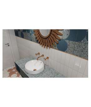 Умивальник Lavita Adalar 48x48x18 вбудований, білий (5908211470955)