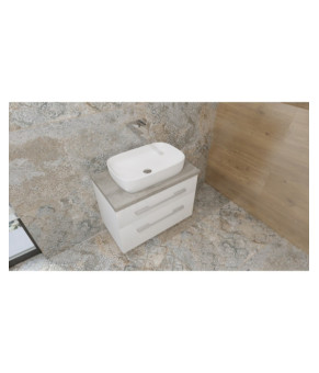 Умивальник Lavita Alava 60x38,5 накладний, білий (5900378301578)