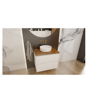 Умивальник Lavita Merida 37x37 накладний, білий (5908211479750)