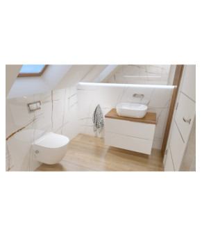 Умивальник Lavita Giro 49x39,5 накладний, білий (5900378310198)