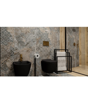 Рушникотримач Lavita Halmahera 850x600 black (5908211470290)