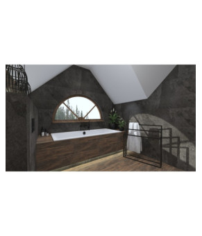 Рушникотримач Lavita Halmahera 850x800 black (5908211470306)