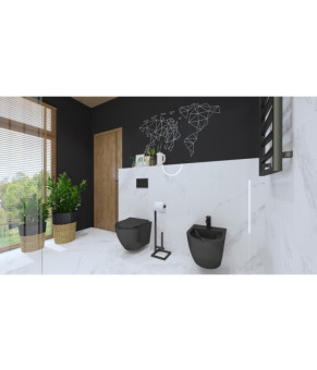 Папероутримувач Lavita Panay 70x20 black (5908211470344)