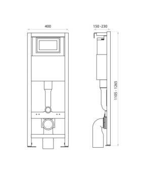 Інсталяція для унітазу Lavita 40 см Lav 101 (5908211494838)