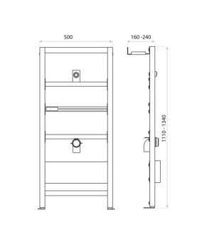 Інсталяція для унітазу Lavita Lav 600 (5908211494876)