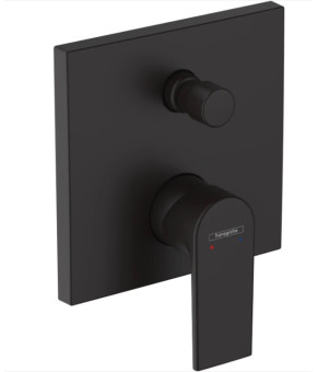Комплект для душа скрытого монтажа HANSGROHE EcoSmart 230 Vernis Shape 6 в 1 20230004 черный матовый